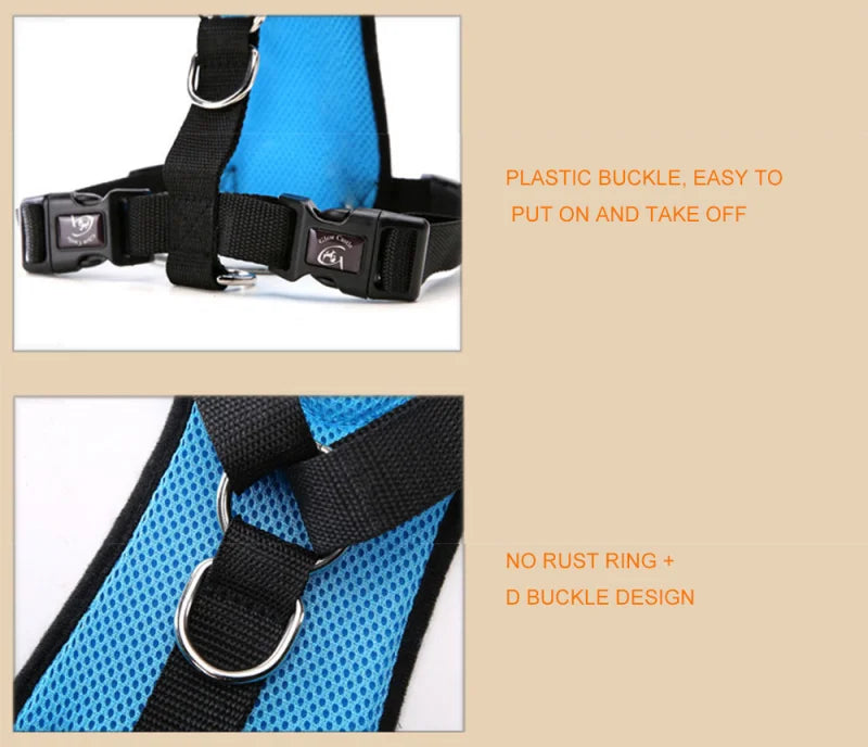 Adjustable Travel Safe Dog Harness