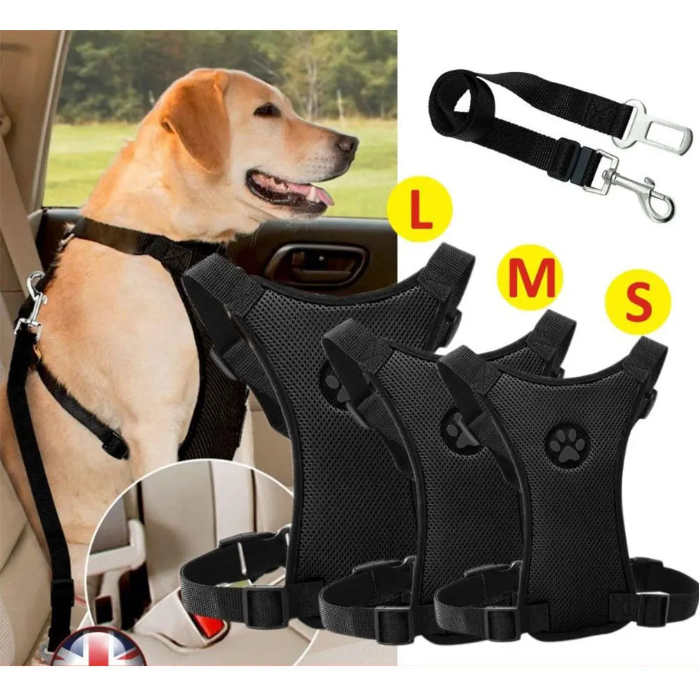 Adjustable Travel Safe Dog Harness